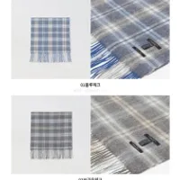 컨셉원 울 캐시미어 체크 머플러 2.3