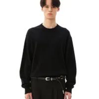 일꼬르소 캐시미어 세미오버핏 라운드넥 니트 3만...