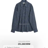 솔닷 젠테 아워레가시 어보브 셔츠 체크 블루 25발