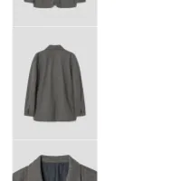 에잇세컨즈 울 헤링본 자켓 무배