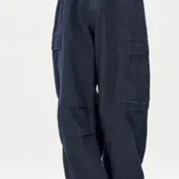 GU 데님 슈퍼와이드 카고 팬츠 3.0