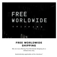 ENDclothing FREE WORLDWIDE SHIPPING