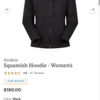 아크테릭스 스쿼미시 여성용 풀사이즈