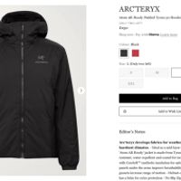 미스터포터 (MR PORTER) 영국 아크테릭스 아톰 AR...