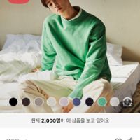 지오다노 언브러시드 테리 맨투맨