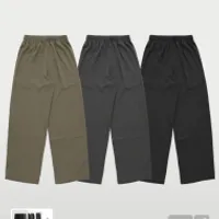 [2PACK] 쿨 플리 츠 밴딩 슬랙스