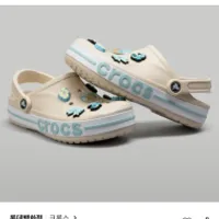 크록스 바야밴드 클로그 윈터화이트 4.6발