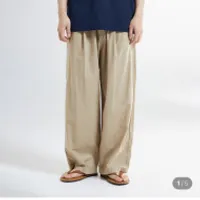 스파오 프렌치린넨 원턱와이드 밴딩팬츠 ...