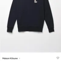 메종 키츠네 드레스드 폭스 블랙 맨투맨 조공용