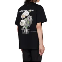 에센스 (SSENSE) 우영미 플라워 반팔 블랙(48솔닷)