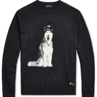 메이시스 폴로 랄프로렌 도그 인타르시아 캐시미...