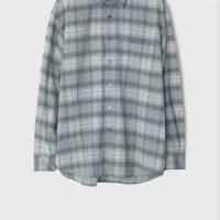 아이엠샵 오라리 블루체크셔츠 20%+16%