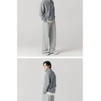 지오다노 언브러시드 테리 와이드 팬츠 무배