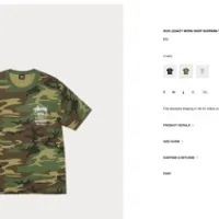 스투시 미공홈 아워레가시 워크샵 카모 사이즈 리...