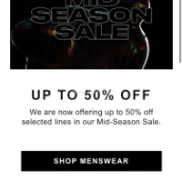 엔드 클로딩 (End Clothing) 미드 시즌 세일