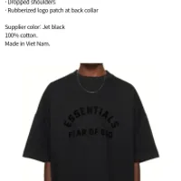 남자 피오갓 에센셜 24SS 코튼 저지 크루넥 반팔 ...