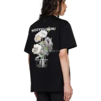 에센스 (SSENSE) 우영미 23FW 플라워 티셔츠 블랙