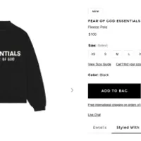 피오갓 에센셜 24fw 백로고 폴로 검/흰 + 한...