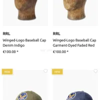 컬티즘 RRL 볼캡 핑크 재입고