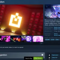 아케이드게돈 Arcadegeddon 스팀 등에서 무료 다운