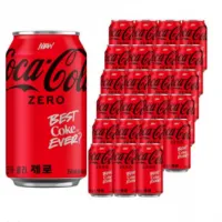 코카콜라 제로, 350ml, 24개 (복수구매 할인, 와우)