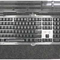 DUCKY PBT 이중 사출 한글 LED BLACK OEM 프로파일 키캡 108Key(4...