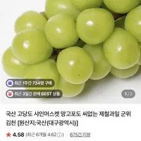 고당도 샤인머스켓 가정용 1.4kg 2수