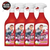 홈스타 맥스프레쉬 뿌리는 곰팡이 싹 곰팡이 제거제(락스함유) 500ml 4개