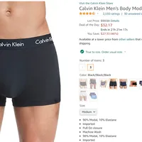 Calvin Klein Men's Body Modal Trunks