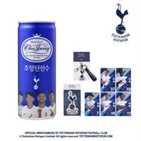 초정탄산수 플레인/라임 250ml x 30캔 + 토트넘 굿즈 3종(키링, 방향제, 포토카...