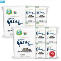 성경김본사 재래 도시락김 독도에디션 4g 16+16(총 32봉) + 단백한 치즈/불닭...