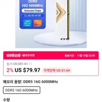 JUHOR DDR5 16GBx2 6000MHz (유니온카드 외)