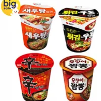 신라면+튀김우동+새우탕+오짬뽕 소컵 6입4개(총24개)