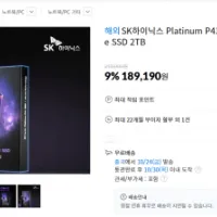 SK하이닉스 Platinum P41 NVMe SSD 2TB