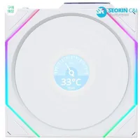 리안리 서린공식 LIAN LI UNI FAN TL Wireless LCD 120 화이트 ...