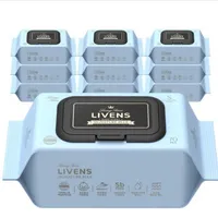 리벤스 시그니처 블루 센시티브 저자극 아기 물티슈 70매 10팩