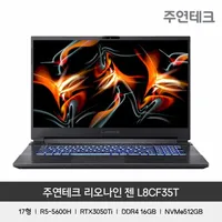 주연테크 L8CF35T 17인치 게이밍 노트북 AMD CPU 5600H RTX3050T...