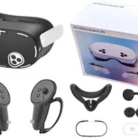 (블러처리 부탁드립니다)메타 오큘러스 퀘스트 3S 고급 올인원 VR 헤드셋 2024 번들...