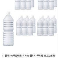 지리산 물하나 무라벨 1L X 24개
