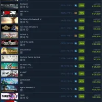 스팀 4월 1주차 인기 할인 게임 모음 (데메크 5 외 다수)