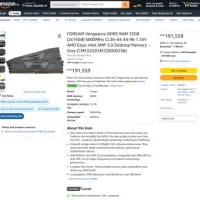 DDR5 RAM 32GB(2x16GB) CORSAIR Vengeance 6000MHz ...