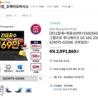 LG그램프로 루나레이크 16Z90TS-GS56K