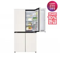 LG 디오스 오브제컬렉션 매직스페이스 냉장고 T875MEE111 1등급 870L 4도어