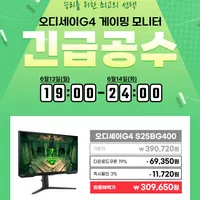 오디세이 G4 S25BG400 오늘 오후7시 긴급공수 (~14일...