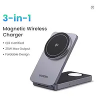 유그린(UGREEN) MFi 3-in-1 15W MAX 마그네틱 무선 충전 스탠드