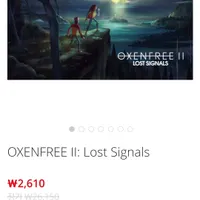 OXENFREE II: Lost Signals 90% 할인