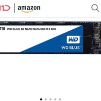 WD blue 3D NAND SATA SSD 1TB(WDS100T2B0B)
