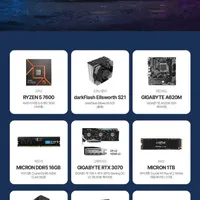 [컴퓨리][제이씨현] 라이젠5 7600 + RTX3070 게임용 컴퓨터 (...