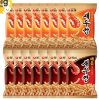 새우깡 8봉 (90g) + 매운새우깡 8봉 (90g)