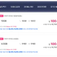 이야기알뜰폰 10GB + 1mb (6개월)